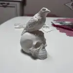 Skull with crow - imagine 3