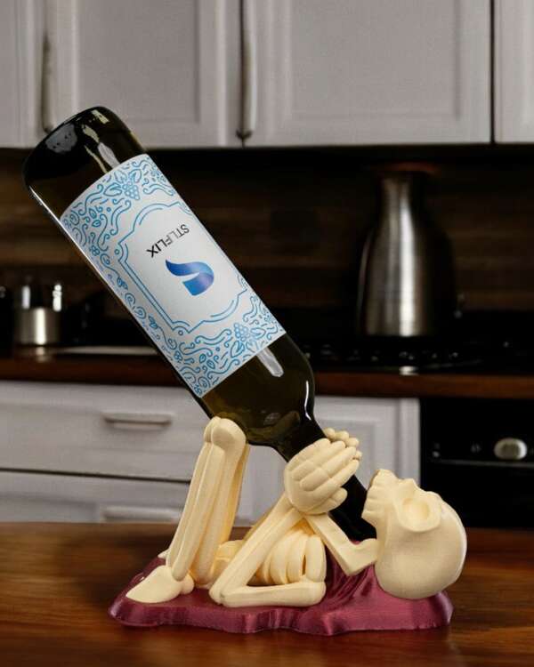 All Spine no Whine Wine Holder - imagine 2