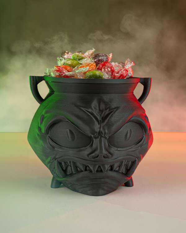 Angry Cauldron Candy Holder - imagine 7