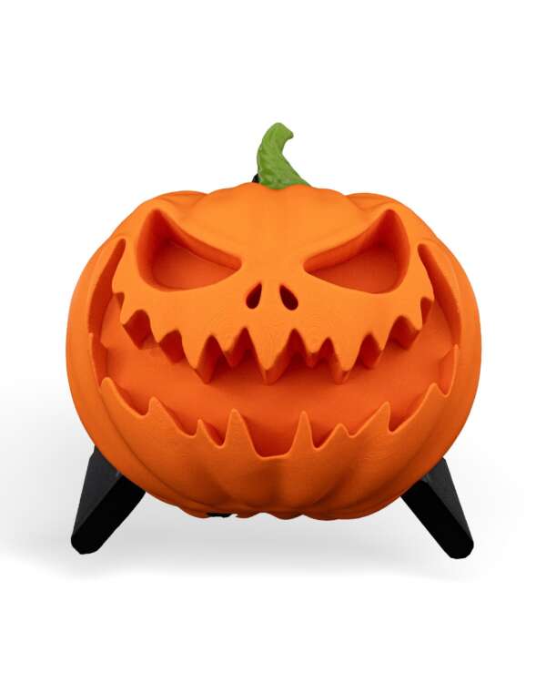 Flaming Pumpkin Wall Lamp - imagine 2