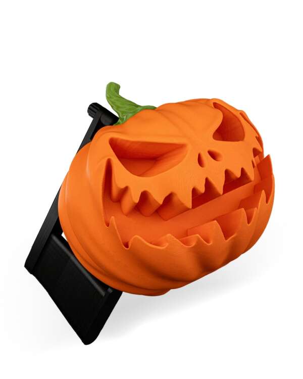 Flaming Pumpkin Wall Lamp - imagine 4