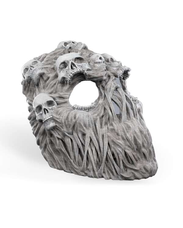 Ghoul Face Halloween Mask - imagine 3