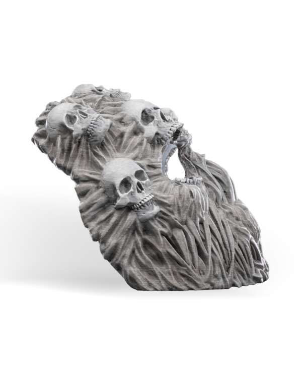 Ghoul Face Halloween Mask - imagine 4