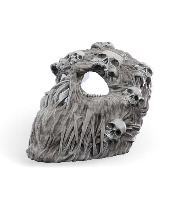 Ghoul Face Halloween Mask - imagine 5