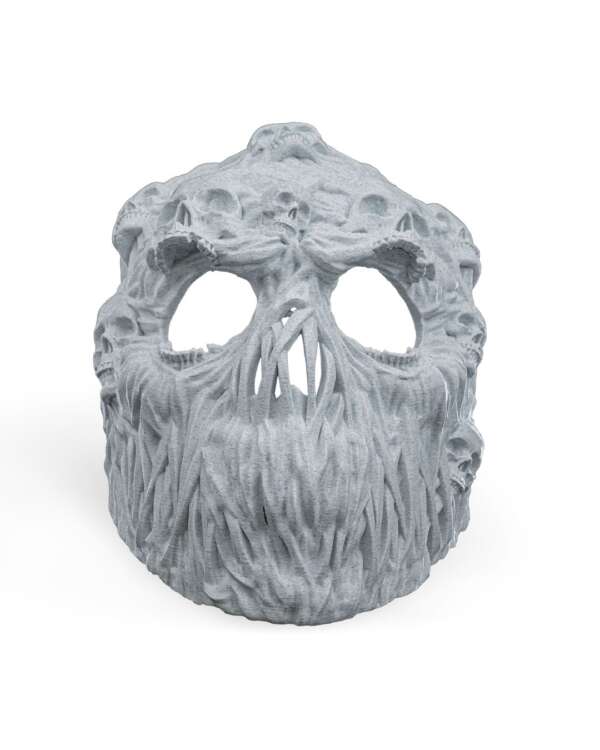 Ghoul Face Halloween Mask - imagine 7