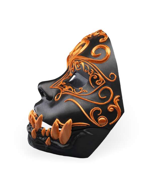 Opulent Masquerade Halloween Mask - imagine 5