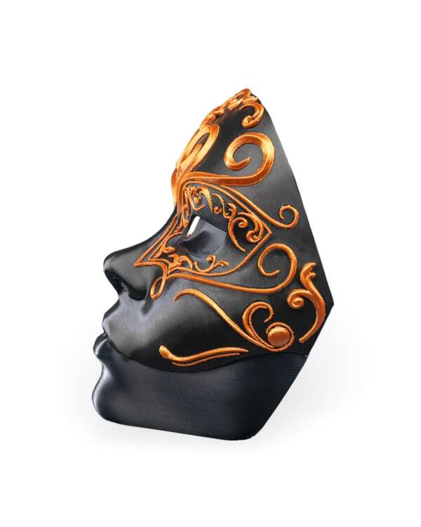 Opulent Masquerade Halloween Mask Woman - imagine 2