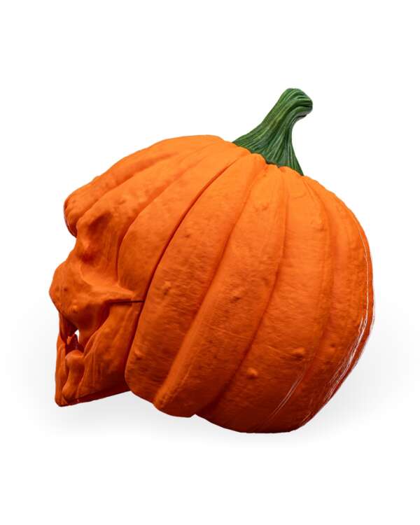 Pumpkin Head Halloween Mask - imagine 6