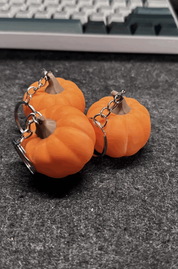 Halloween Pumpkin Keychain