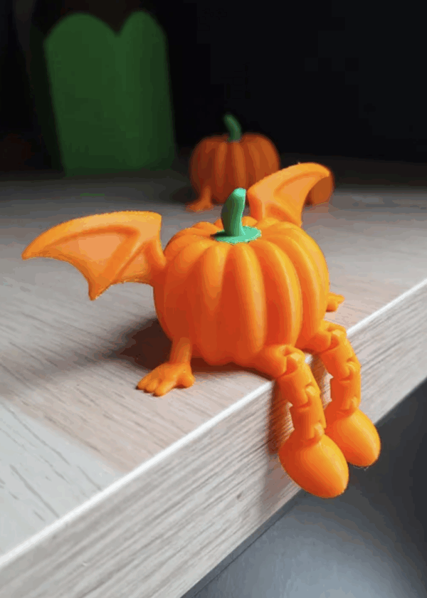 Articulated Winged Pumpkin