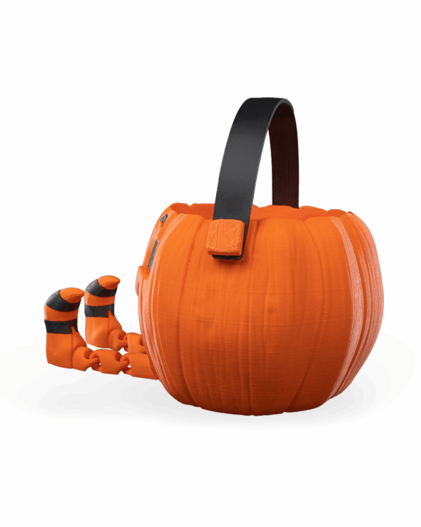 Walkin Pumpkin Candy Holder - imagine 6