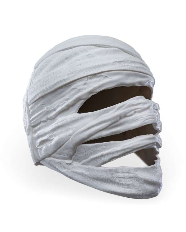 Wrap Head Halloween Mask - imagine 3