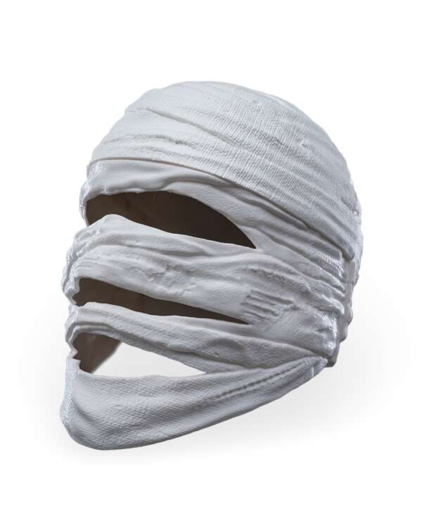 Wrap Head Halloween Mask - imagine 4