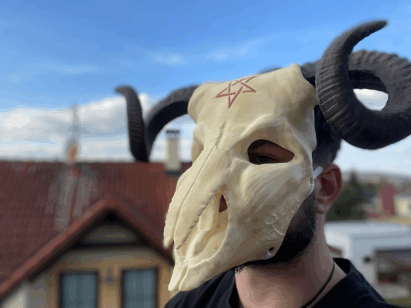 Krampus mask - imagine 6