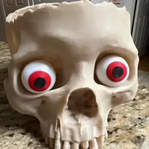 Skull halloween eyeball