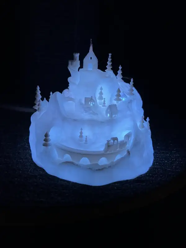 Christmas Lighted Village - imagine 2