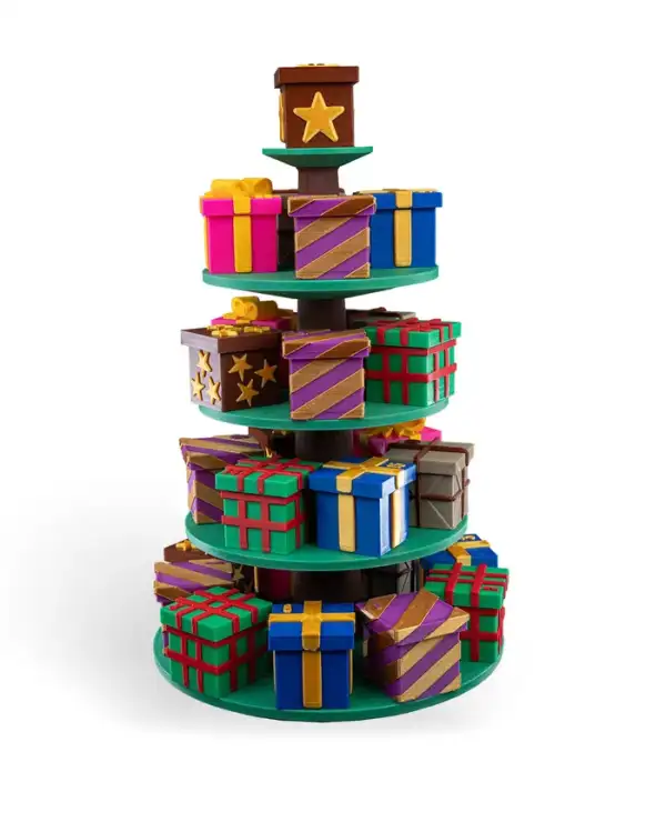 Tree Top Gifts Countdown Containers – proiect STL 3D - imagine 2