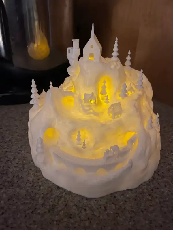 Christmas Lighted Village