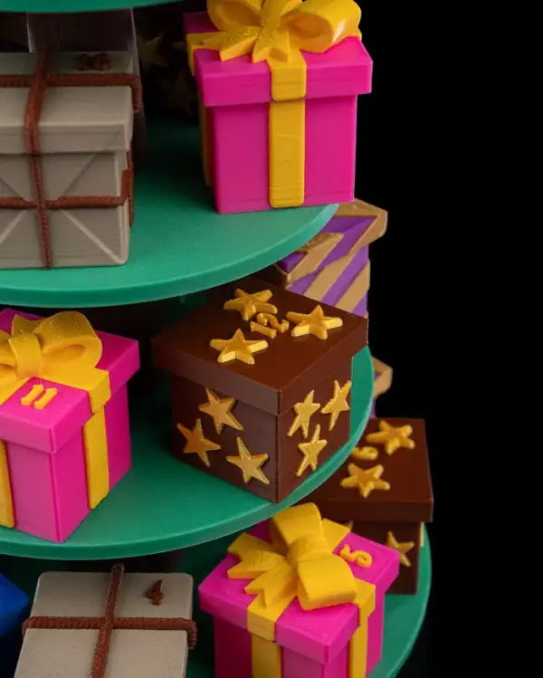 Tree Top Gifts Countdown Containers – proiect STL 3D - imagine 5