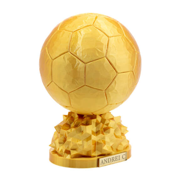 Balonul de aur (personalizat) înălțime 16cm - imagine 3