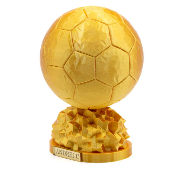 Balonul de aur (personalizat) înălțime 16cm - imagine 4