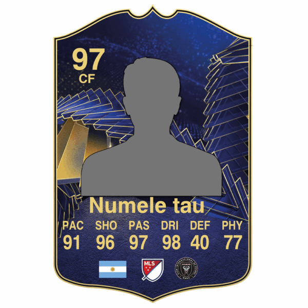 Card Personalizat TOTY 2024 din Plexiglass 27x19 cm
