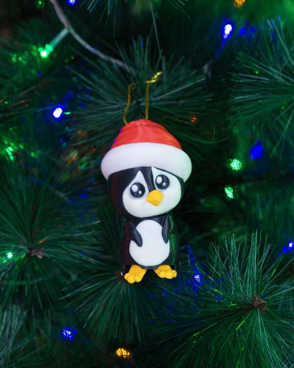 Decorațiune Brad de Crăciun - Flipper, the Penguin - imagine 2