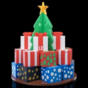 Decorațiune de Crăciun - Gift Stack Countdown
