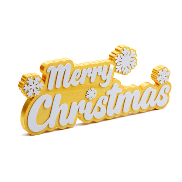 Decorațiune de Crăciun "Merry Christmas" - imagine 3