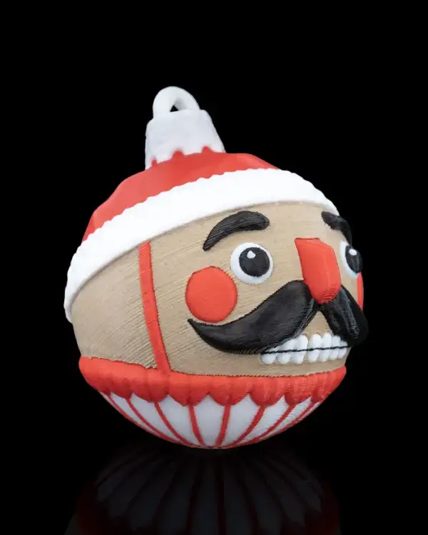 Nutcracker Christmas Ornament – proiect STL 3D - imagine 2