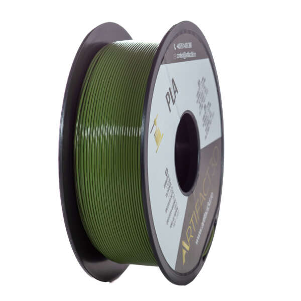 Filament 3D PLA 1kg Artifact 3D – Verde Army - imagine 2