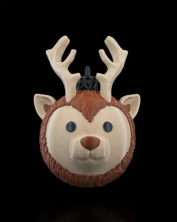 Reindeer Head Christmas Ornament – proiect STL 3D