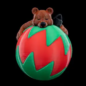 Sleeping Bear Christmas Ornament – proiect STL 3D