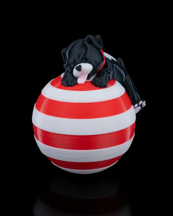 Sleeping Dog Christmas Ornament – proiect STL 3D