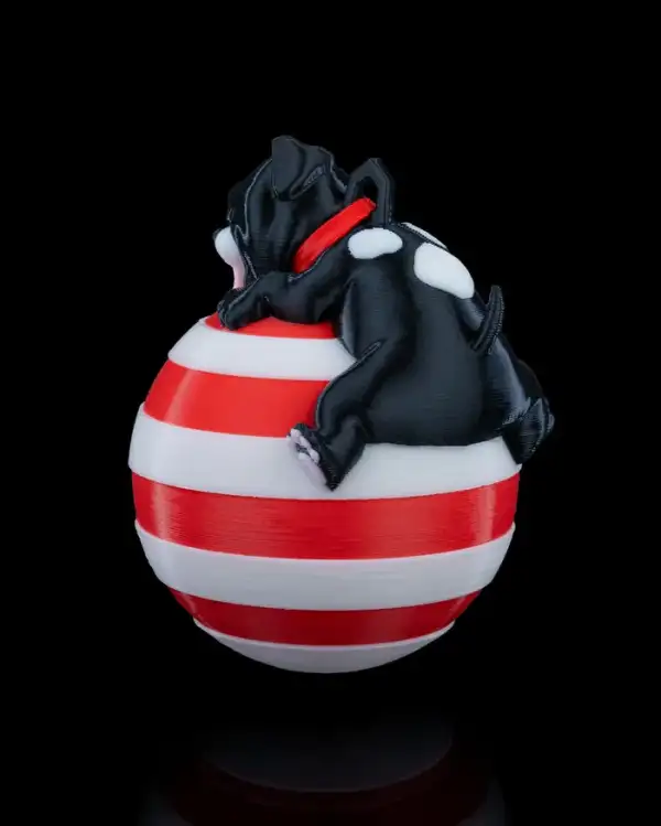 Sleeping Dog Christmas Ornament – proiect STL 3D - imagine 4