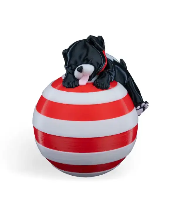 Sleeping Dog Christmas Ornament – proiect STL 3D - imagine 7