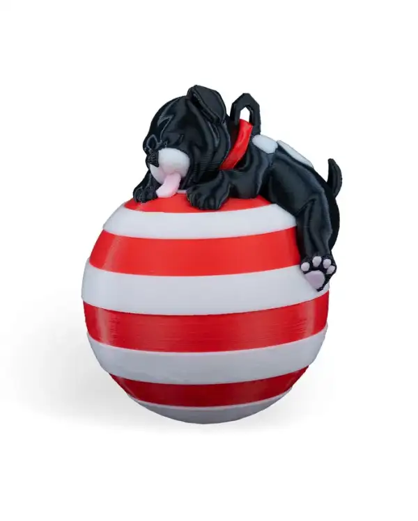 Sleeping Dog Christmas Ornament – proiect STL 3D - imagine 9