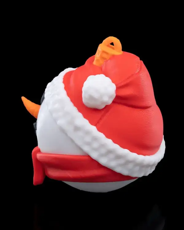 Snowman Christmas Ornament – proiect STL 3D - imagine 4