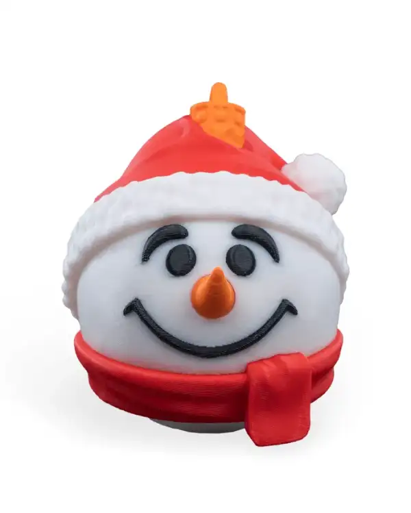 Snowman Christmas Ornament – proiect STL 3D - imagine 7