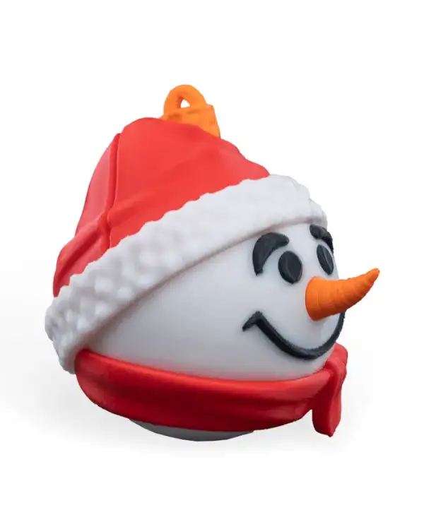 Snowman Christmas Ornament – proiect STL 3D - imagine 8