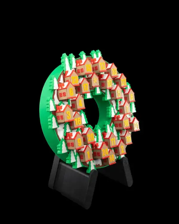 Twinkle Town Wreath Countdown – proiect STL 3D - imagine 5