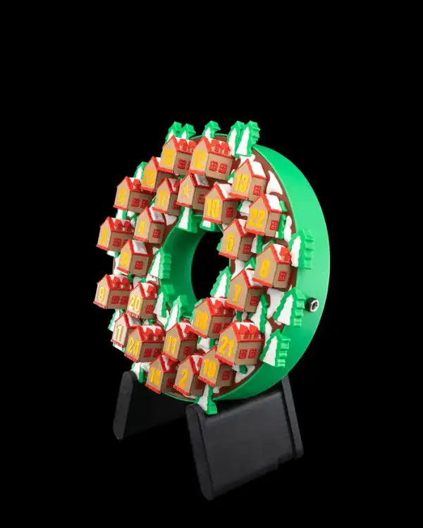 Twinkle Town Wreath Countdown – proiect STL 3D - imagine 6