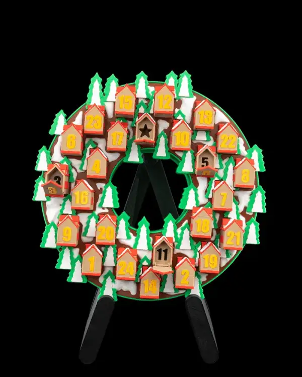 Twinkle Town Wreath Countdown – proiect STL 3D - imagine 7