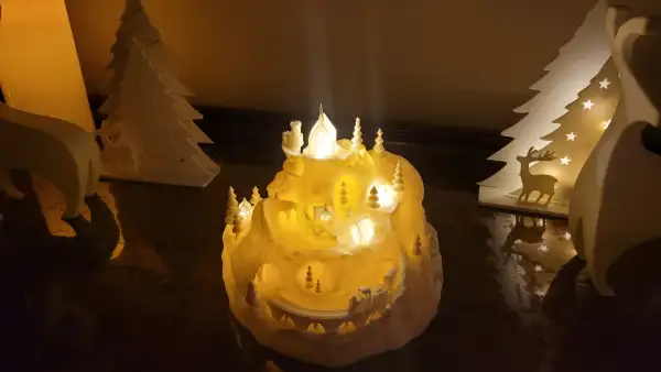 Christmas Lighted Village - imagine 4