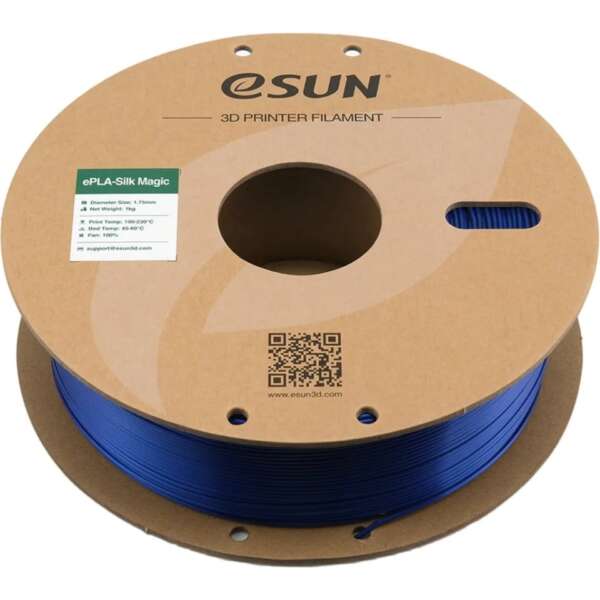 Filament eSUN ePLA Silk Magic Green Blue - imagine 2