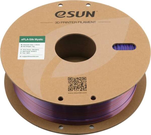 Filament eSUN ePLA-Silk Mystic Copper Purple Green - imagine 3