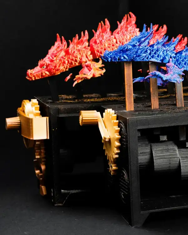 Automato Dragon – proiect STL 3D - imagine 5