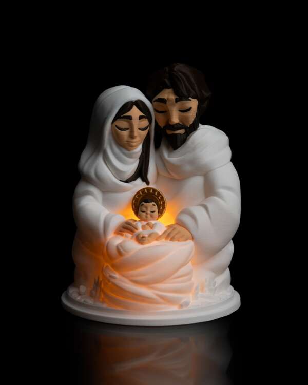 Holy Family Table Lamp – proiect STL 3D