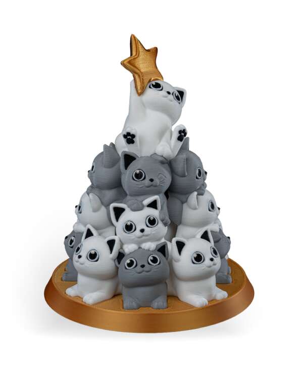 Catmas Tree Table Lamp – proiect STL 3D - imagine 4