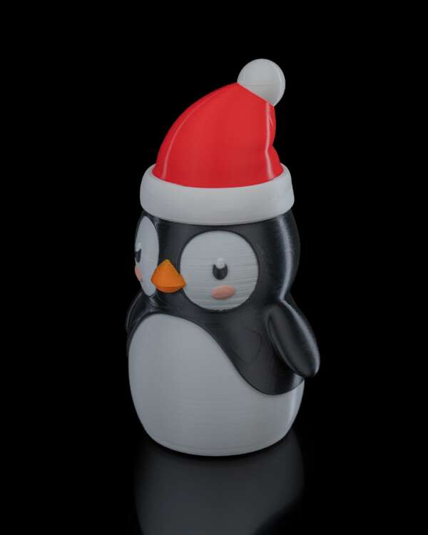 Penguin Shine Table Lamp – proiect STL 3D - imagine 3